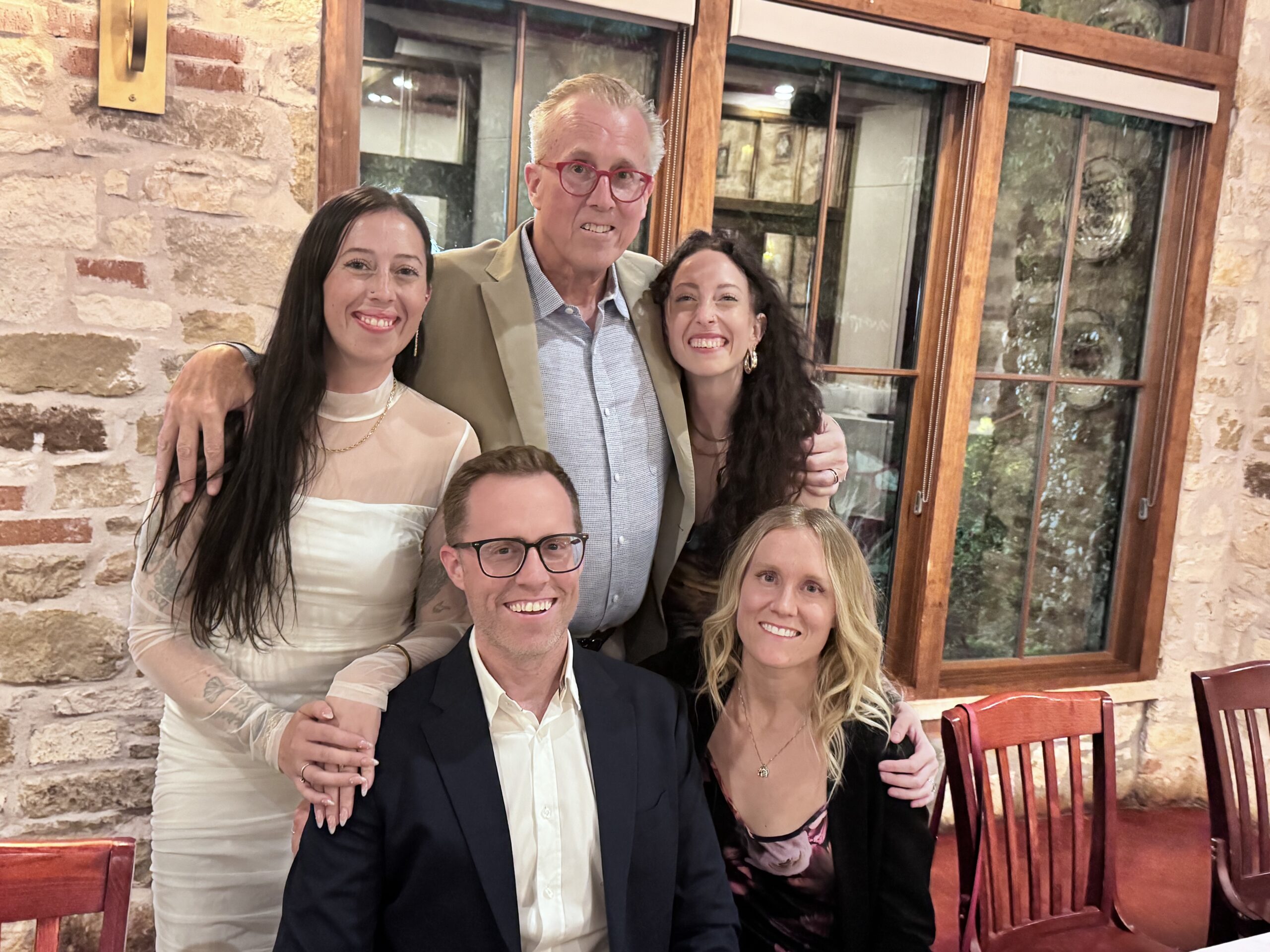 Me and my 4 adult kids - a rare, but precious moment together